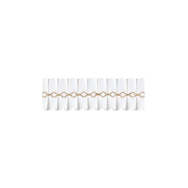 NASTRO GIROTORTA PVC BIANCO FLOREAL 15mt