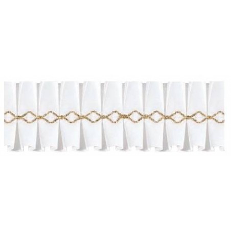 NASTRO GIROTORTA PVC BIANCO FLOREAL 15mt