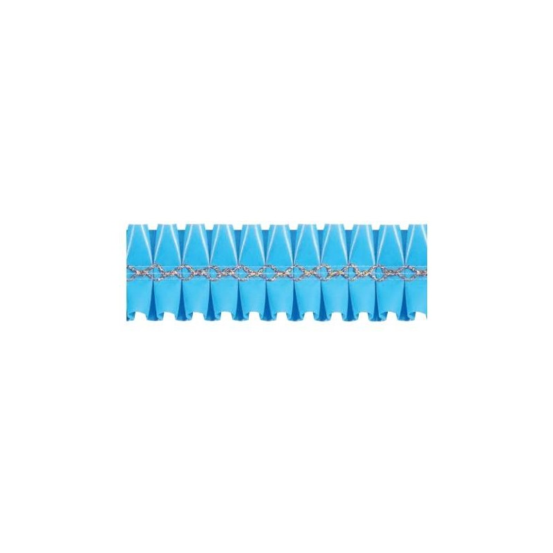 NASTRO GIROTORTA PVC CELESTE FLOREAL 15mt