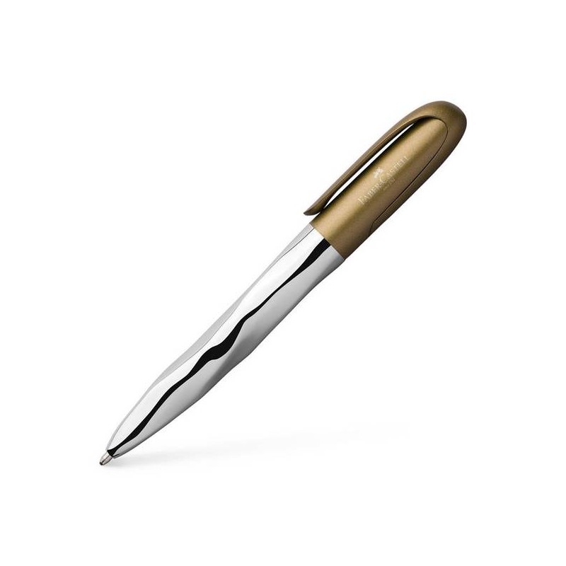 PENNA A SFERA N'ICE FUSTO CROMATO LUCIDO CAPP.VERDE REFILL XB