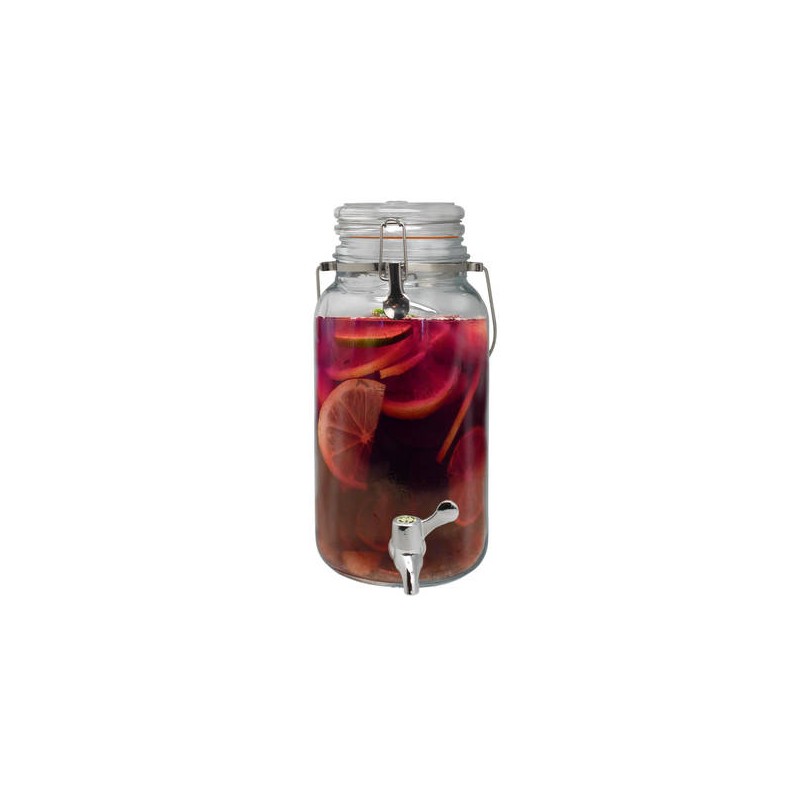 VIN BOUQUET GLASS DISPENSER 4lt