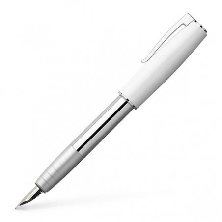 PENNA STILOGRAFICA LOOM PIANO METALLO CROMATO CAPP. BIANCO