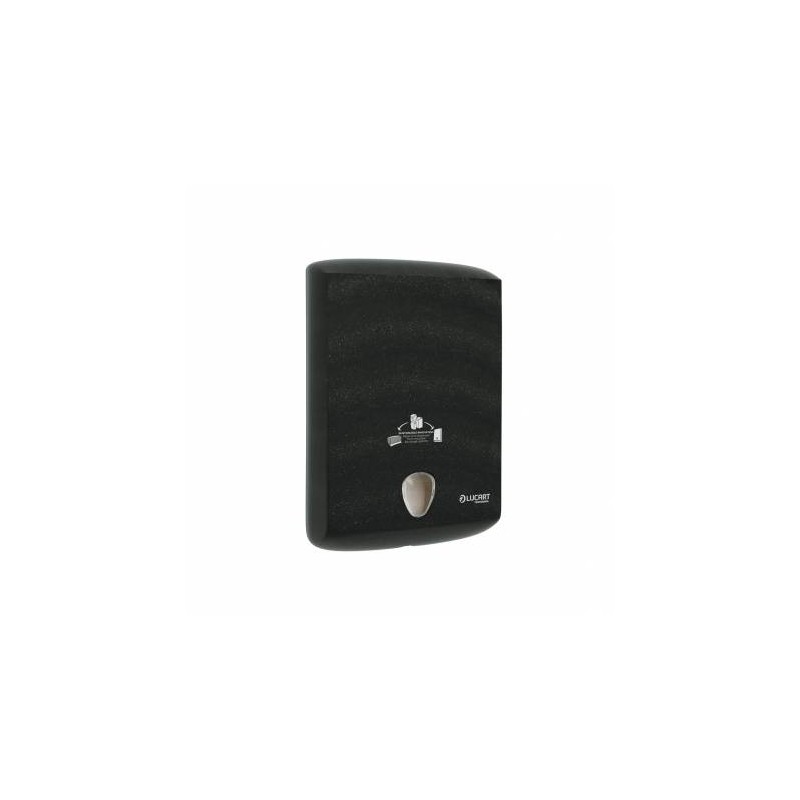 DISPENSER ECONATURAL ASCIUGAMANI PIEGATI 40x29x13cm 892343 NERO LUCART