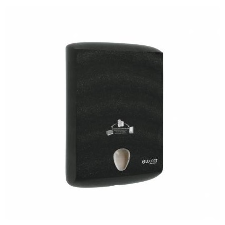 DISPENSER ECONATURAL ASCIUGAMANI PIEGATI 40x29x13cm 892343 NERO LUCART