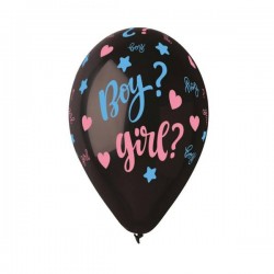 PALLONCINI LATTICE LARGE ALL AROUND 12 30cm BOY OR GIRL 50pz