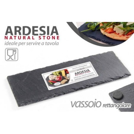 ARDESIA VASSOIO RETTANGOLARE 40x10cm