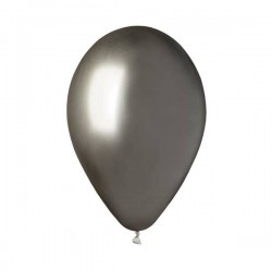 PALLONCINI LATTICE LARGE 13 33cm 50pz GREY GLOSSY
