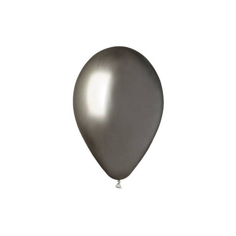 PALLONCINI LATTICE LARGE 13 33cm 50pz GREY GLOSSY