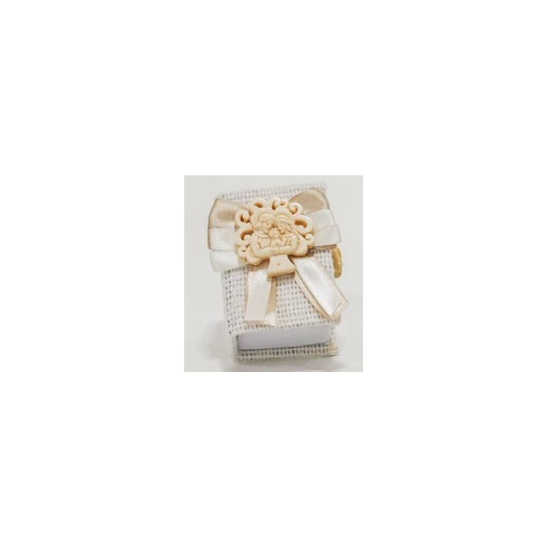 SCATOLA LIBRO C/ALBERO S.FAMIGLIA H8cm