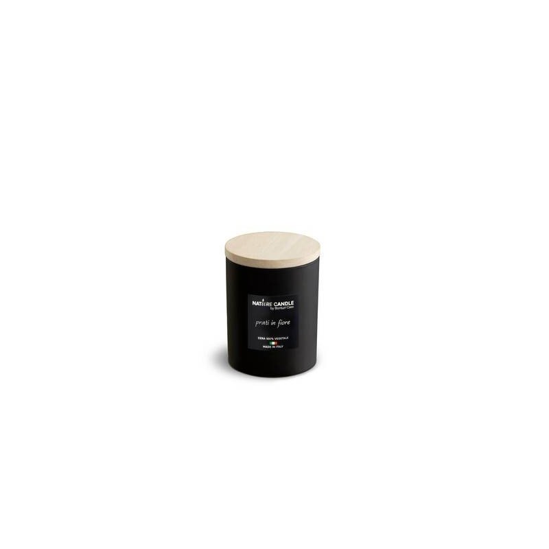 CANDELA PROFUMATA 200gr 100% CERA VEGETALE PRATI IN FIORE