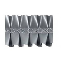 NASTRO GIROTORTA PVC ARGENTO FLOREAL 15mt