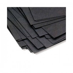 CARTONCINO NERO IN BUSTA 4x11cm 50pz 200gr