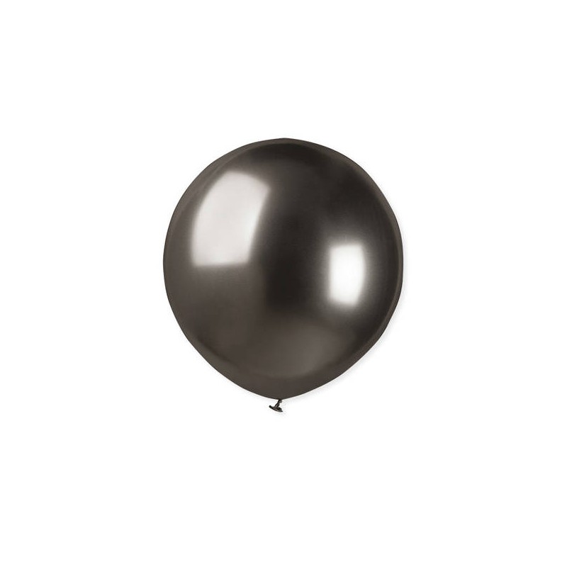 PALLONCINI LATTICE 19 48cm GLOSSY GRIGIO 25pz
