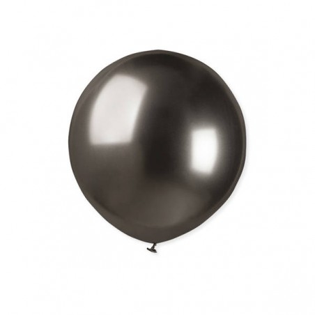 PALLONCINI LATTICE 19 48cm GLOSSY GRIGIO 25pz