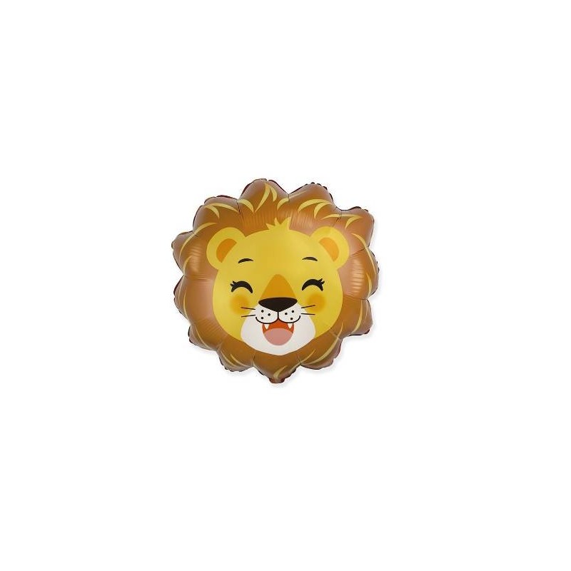 PALLONE MYLAR TESTA LEONE MINISHAPE 9 22cm