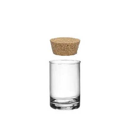 CILINDRO VETRO H 15cm Ø6cm