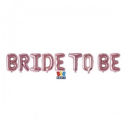 PALLONI MYLAR BRIDE TO BE 40x340cm