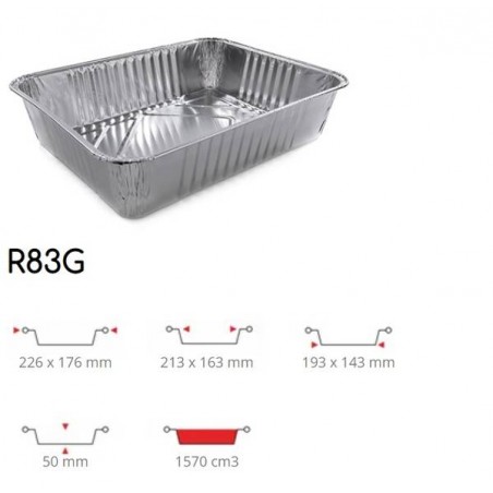 TEGLIA ALLUMINIO 5 PRZ 100pz R83G ICONT