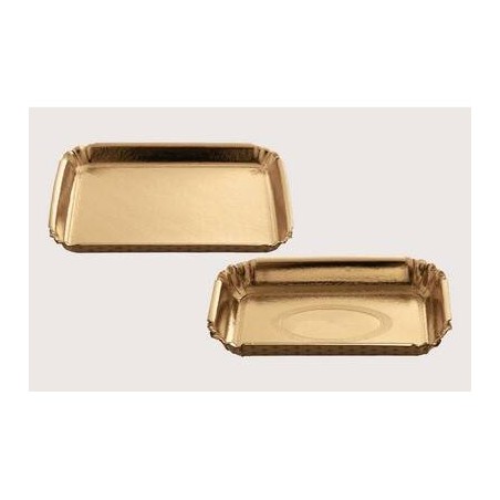 VASCHETTA CARTONE ORO 12x20x2,6cm 10pz