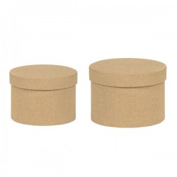 CAPPELLIERA PAPER BOXES ø25,5x17cm AVANA