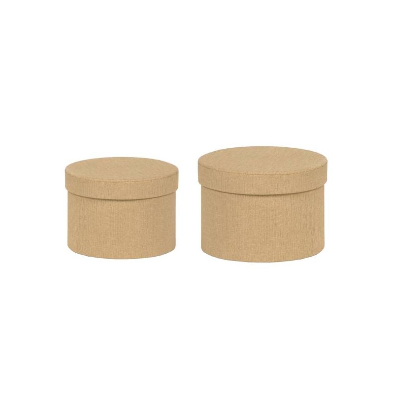 CAPPELLIERA PAPER BOXES ø25,5x17cm AVANA