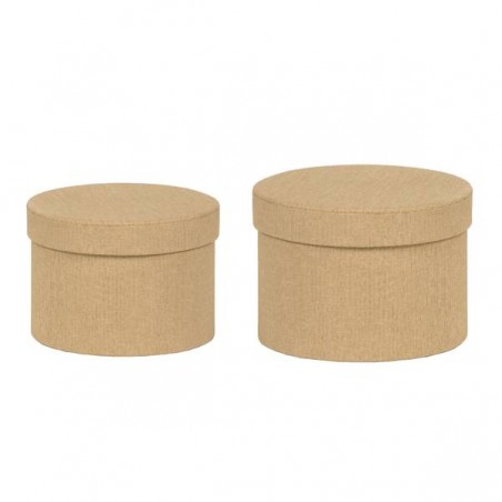 CAPPELLIERA PAPER BOXES ø25,5x17cm AVANA