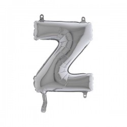 LETTERA X MYLAR SILVER 14 36cm