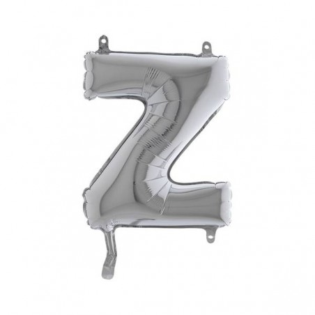 LETTERA X MYLAR SILVER 14 36cm
