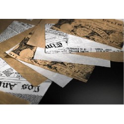 CARTINE ANTIGRASSO VINTAGE 20x32,5cm 500pz