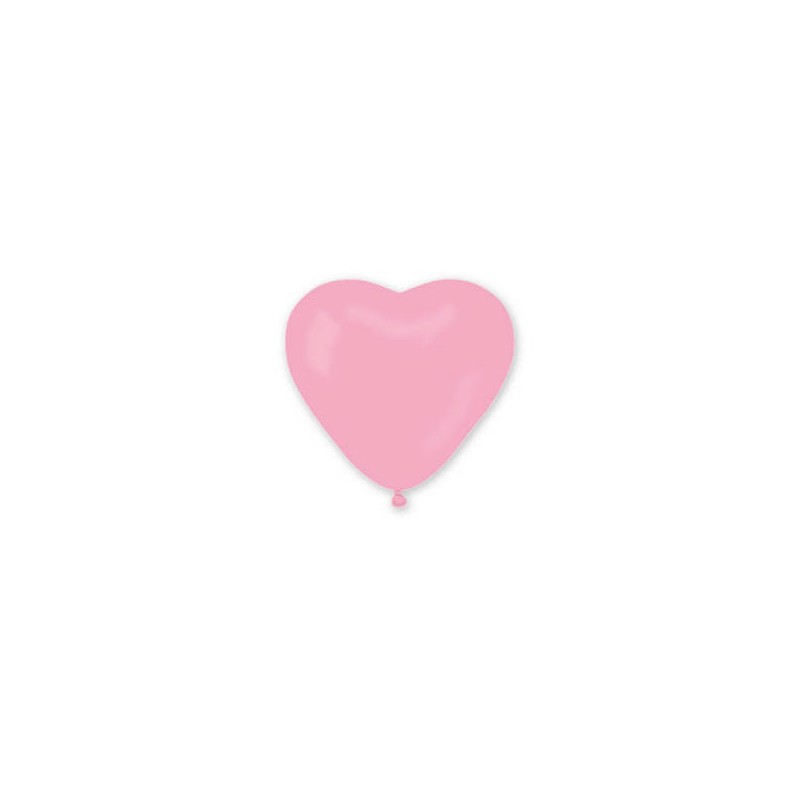PALLONCINI CUORE 11  ROSA 10pz