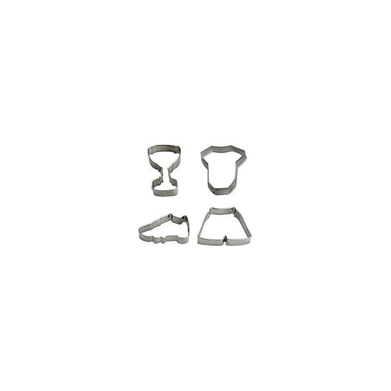SET TAGLIABISCOTTI CALCIO 4pz