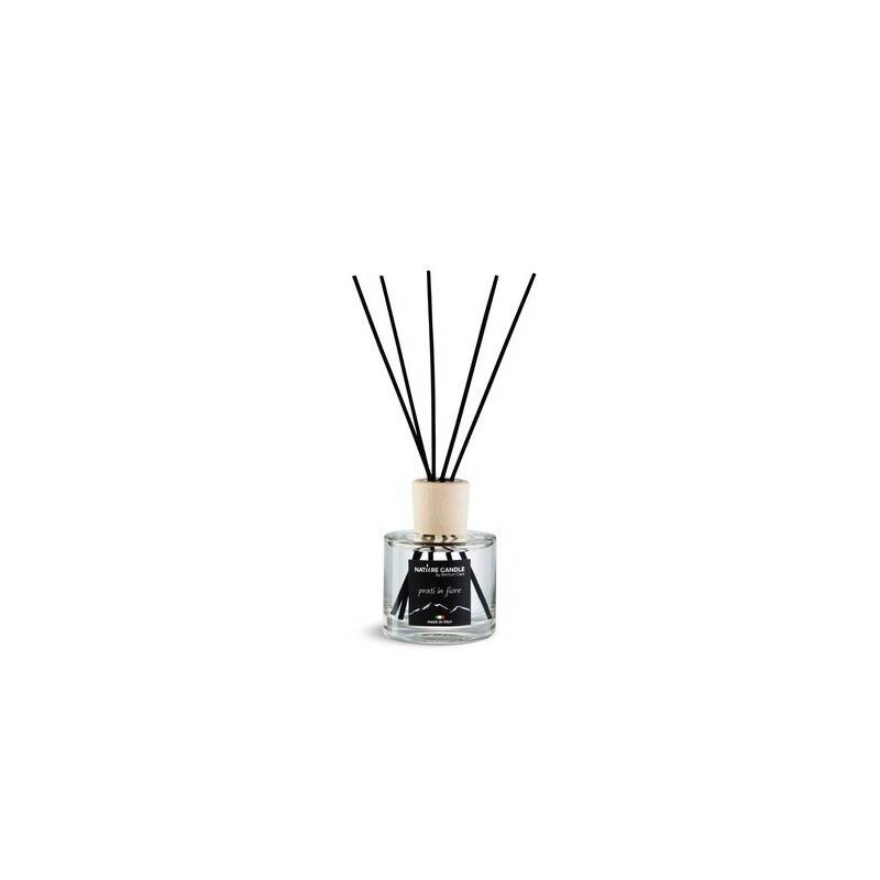 PROFUMATORE D'AMBIENTE C/STECCHI LEGNO 100ml PRATI IN FIORE