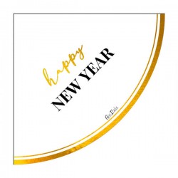 TOVAGLIOLI 33x33 HAPPY NEW YEAR CLOCK 16pz