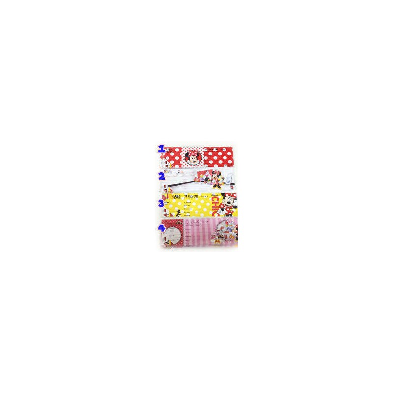 BLOCCHETTO INVITI MINNIE CHIC 15pz