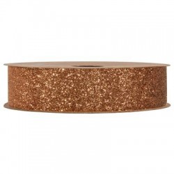 NASTRO DESIREE' mm25x10mt GLITTERATO RAME