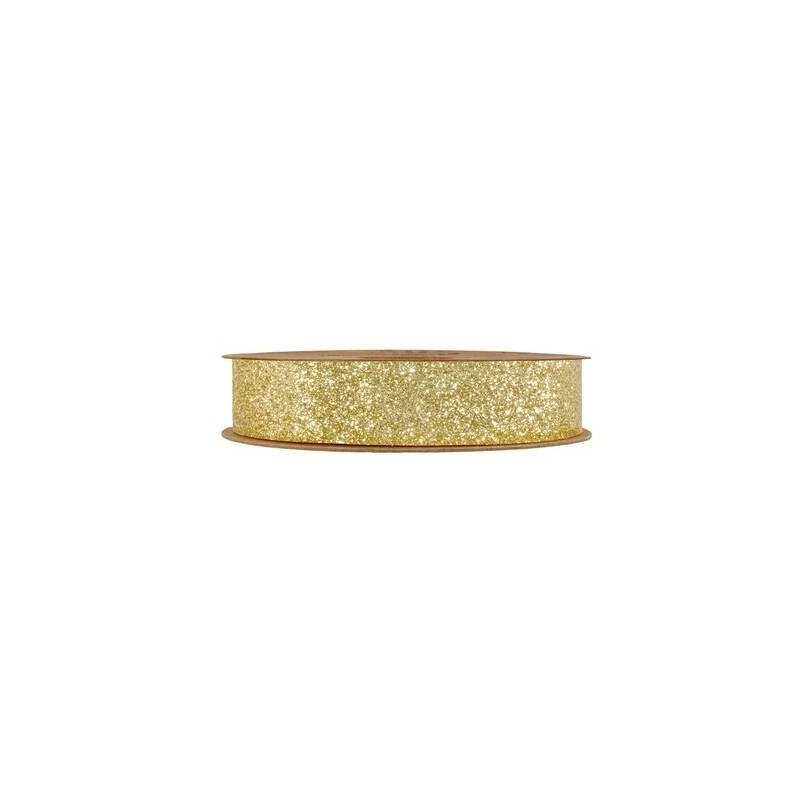 NASTRO DESIREE' mm25x10mt GLITTERATO ORO
