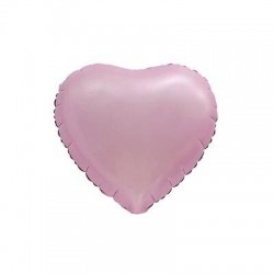 PALLONCINO MYLAR CUORE 45cm ROSA SANTINATO