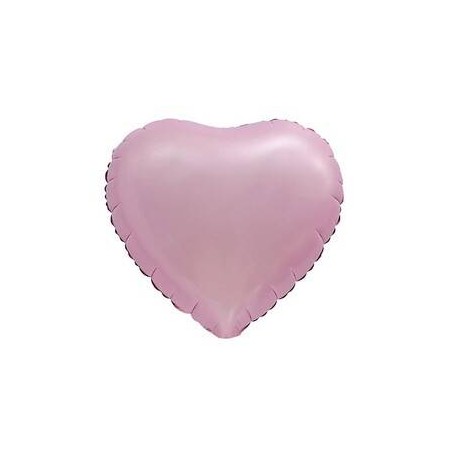 PALLONCINO MYLAR CUORE 45cm ROSA SANTINATO