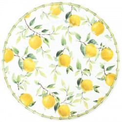 PIATTI PIANI MAXI 33cm LEMON TREE 6pz