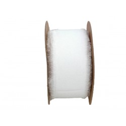 NASTRO SFRANGIATO CHIFFON mm40x15mt BIANCO