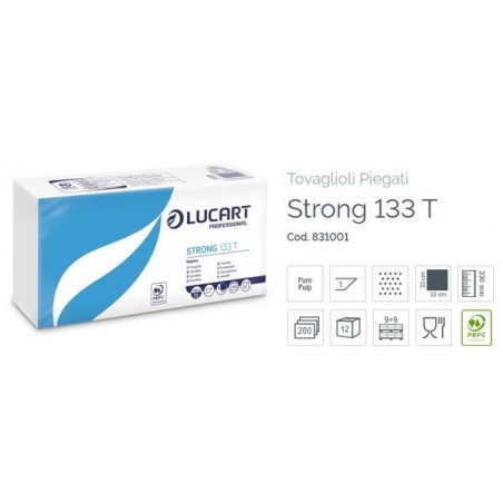 TOVAGLIOLI 33x33 M.V. BIANCO 133 T 200pz LUCART
