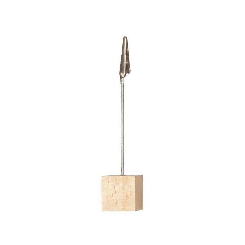 PHOTO HOLDER WOOD 2,5x2,5xh13cm
