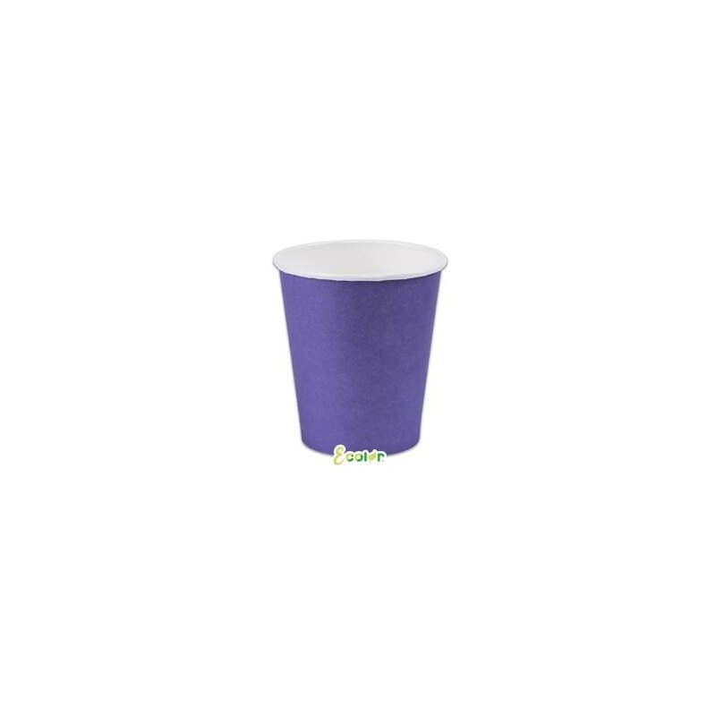 BICCHIERI 200cc ECOLOR BIODEGRADABILI LAVANDA 25pz