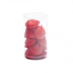 CANDELA GALLEGGIANTE 4,5x2cm ROSSO 15pz