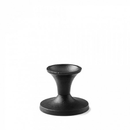 PORTA CANDELE IN FERRO NERO ø6,5cm H.8,5cm