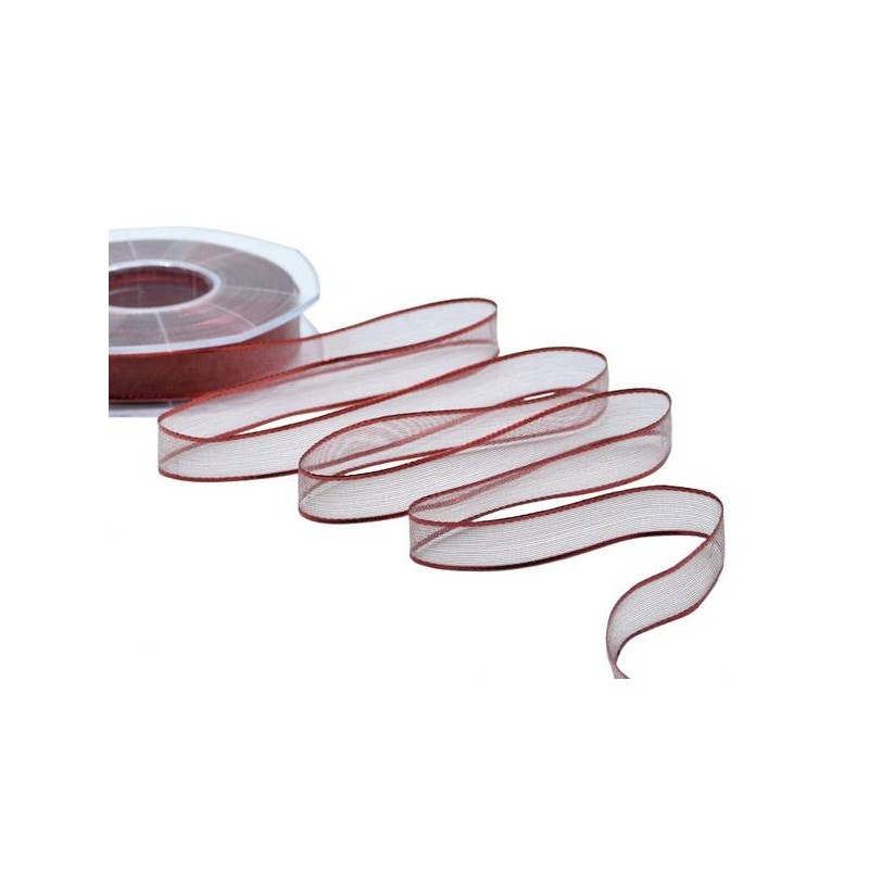 NASTRO VELO LAME' ANIMATO mm15x25mt COL.31 ROSSO