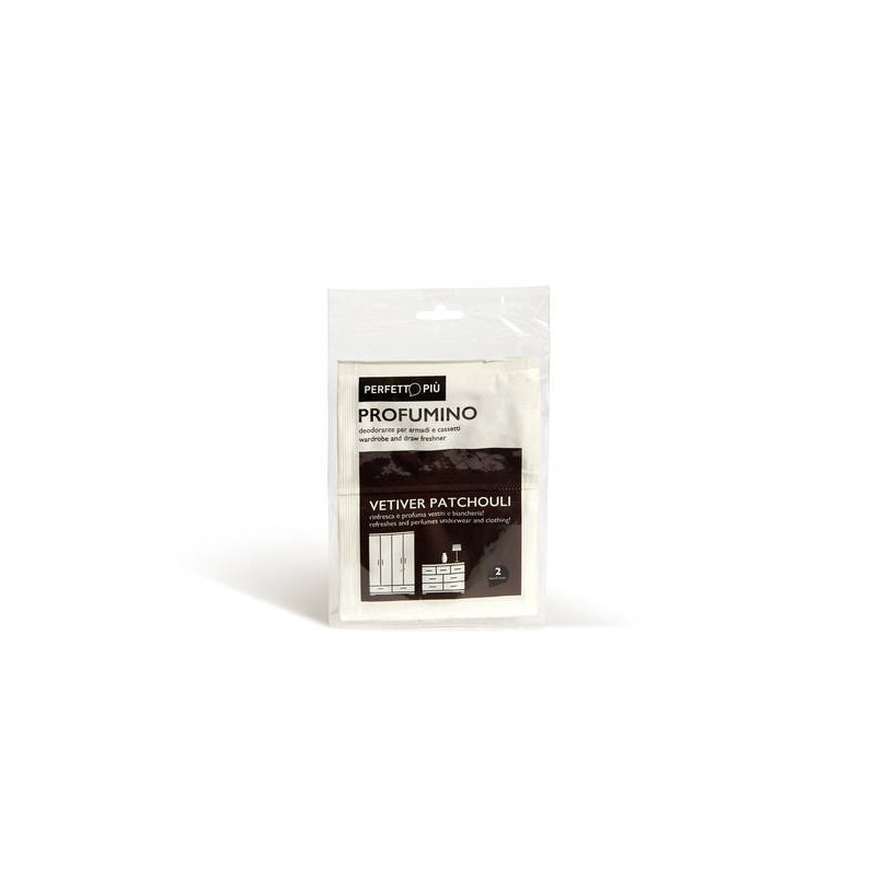 DEODORANTE PROFUMINO 2pz ARMADI/CASSETTI VETIVER PATCHOULI