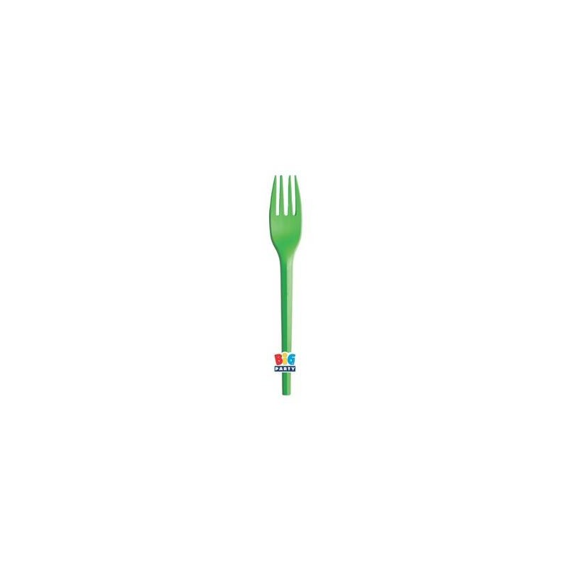 FORCHETTE ECOLOR CPLA 16cm VERDE 20pz