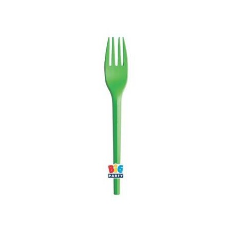 FORCHETTE ECOLOR CPLA 16cm VERDE 20pz