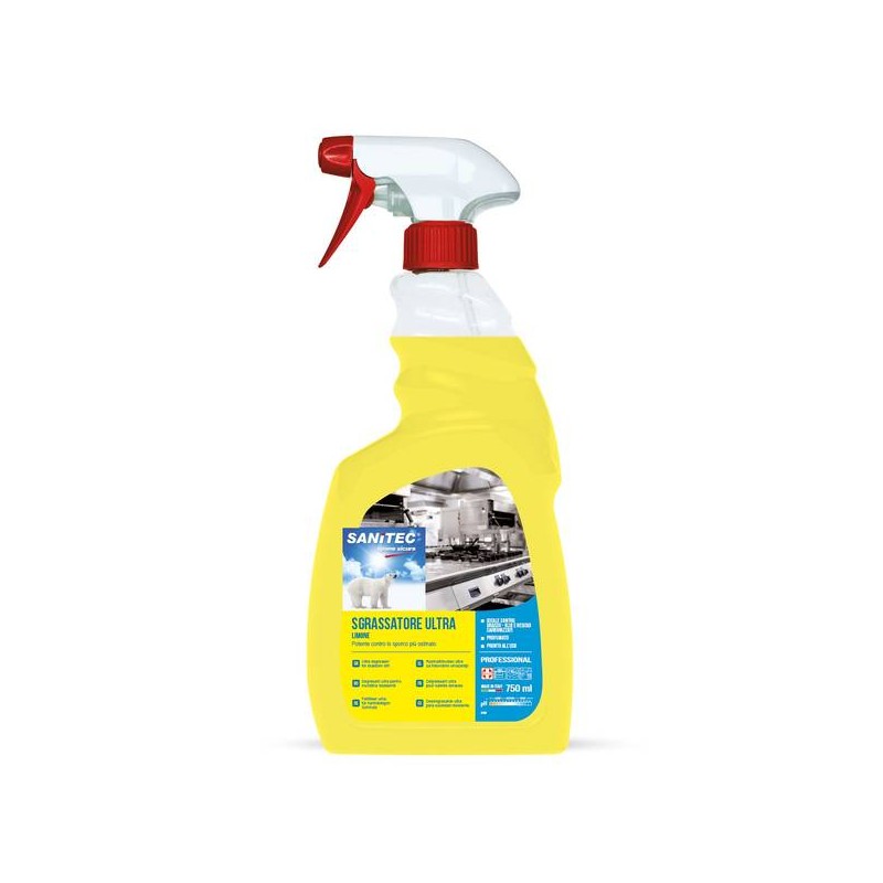 SGRASSATORE ULTRA LIMONE 750ml SANITEC